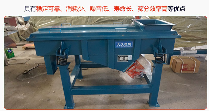 具有穩(wěn)定可靠、消耗少、噪音低、壽命長、振型穩(wěn)、篩分效率高等優(yōu)點